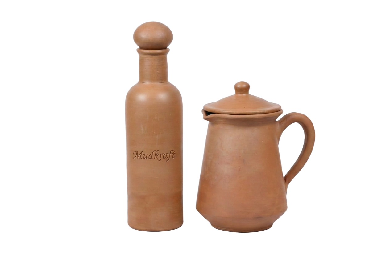 Handcrafted Bottle & Jug — Serveware · Duo from Mudkraft