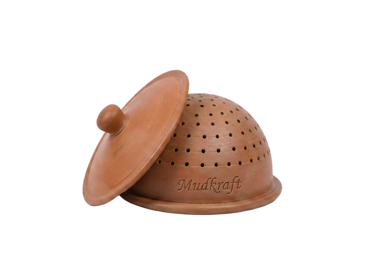 Handcrafted Steam Dome — Idli / Steamer from Mudkraft
